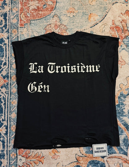 Black La Troisieme Gen Sleeveless Shirt